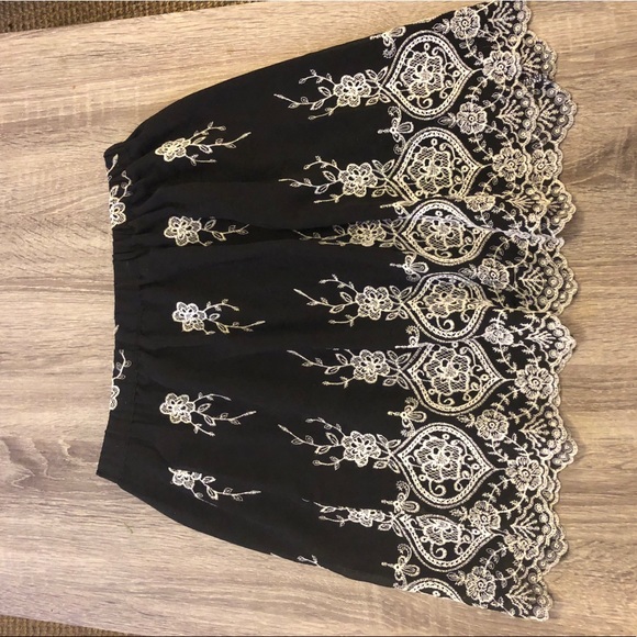 WAYF Amherst Embroidered Skirt - Picture 2 of 4